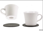 Set 2 Tazzine da Caffè Magnetiche in Porcellana COD 5802650
